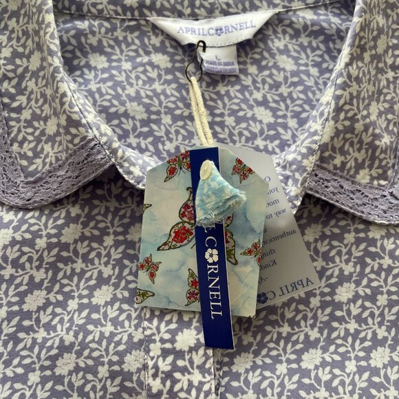 April Cornell Forget Me Not Tunic -Size Large - Picture 10 of 10